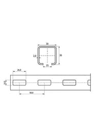 ������� Walraven Rapid Rail WMR2 (pg) 30x30�2�2000,   6505002R