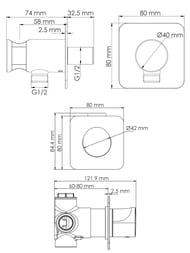 Душевая система WasserKRAFT Asphe A7751.287.338.329.290.292.291 золото розовое