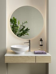 Смеситель Vitra Origin для умывальника высокий, хром A42557