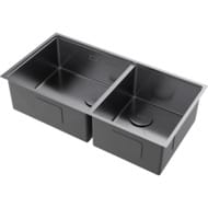 Мойка Omoikiri TAKI 85-2-LB-U/IF-IN Side (850х440х200) универ. монтаж, 2 чаши, нерж. сталь 4997037