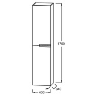 ����� Jacob Delafon Nona EB1893LRU-442 1750�340�400�� ���������, ����� �����, �����. ����� ��������
