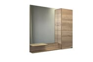 Зеркало-шкаф COMFORTY Варна-90  (900х800х150) подвесной, дуб сонома 00-00009918