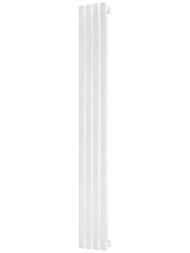 Дизайн-радиатор STOUT Tube Quadro 4 секц. ниж.прав.подкл. QV40-1750-4 R RAL1T104S9016 белый.муар
