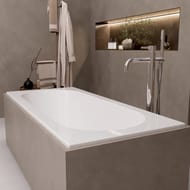 Ванна Alba Spa Суприм Слим (Suprime Slim) тонкий борт прямоугольная 180х80см ВПРСБ041000100, белый глянец — изображение 2