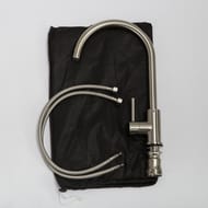Смеситель для кухни BelBagno BB-LAM03-IN высокий, поворотный излив, сатин