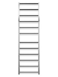 GROTA BREZZA Полотенцесушитель "Лесенка" водяной 530x1800 полиров. нерж.сталь, диаг/ниж.подкл. 1/2"