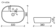 �������� ��������� Ceramicanova Element 500�380�120 ��������, ����� CN6036