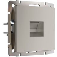 Розетка Ethernet RJ-45 Werkel W1281004, дымчатый