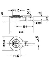 ����� ��� �������� ������� Duravit 791243000000000