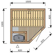 ����� HARVIA Variant �������� Formula 1505 � 1505 �� ������� ������, S1515R
