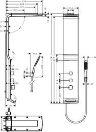 ������� ������ Hansgrohe Raindance Lift � �����������, �����/���� 27008400