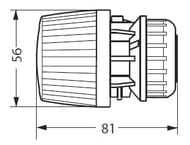������� �������� ��������������� DANFOSS 3/4" ��� ��������. ������� RA-G/RA2940 20 ������� 013G2165B(013G2145 )