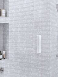 Мозаика мраморная Wild Stone White Polished 20х20 (305х305х4) белая, JMST037 (шт.) — миниатюра 2
