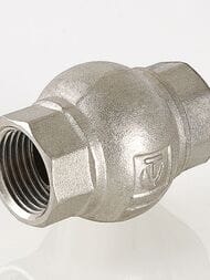 Клапан обратный VALTEC 3/4"ВВ латунный золотник VT.151.N.05 — миниатюра 9