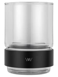 Стакан для зубных щеток с держателем WONZON & WOGHAND CARBON, черный WW-7721