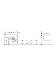 Тумба под умывальник Duravit Ketho 800х410х385 подвесная, 1 ящик, базальт мат. KT642304343 — изображение 3