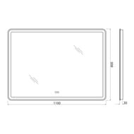 ������� BelBagno (1100x30x800) ����������.�����������,�������� SPC-MAR-1100-800-LED-TCH-WARM