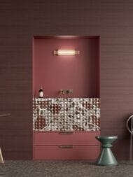Обои флизелиновые LOYMINA Materials TER2 010 (1х10,05) моноколор, коричневые (рул.)