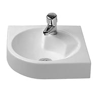 Умывальник угловой DURAVIT ARCHITEC 635х540х150 отв. под смеситель слева, без перелива 0448450000 — миниатюра 1