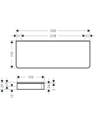 ������� Axor Universal 42838000 300��, ����: ����