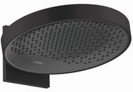 Верхний душ Hansgrohe Rainfinity 360мм 1jet с настенным держателем, черный матовый 26230670