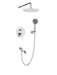 Душевая система BelBagno ANCONA-VDSET-CRM встраиваемая,излив,ручной и тропический душ,хром