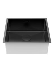 Мойка нерж. сталь NEXT 48 UNI, PM214844-MBN, матовый черный, 480х440мм, Paulmark 1,2мм
