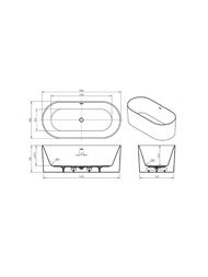 ����� ��������� BelBagno BB705-1800-800 (1800�800�580) ���������������, �����