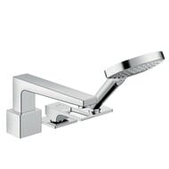 Смеситель Hansgrohe Metropol 32551000 на борт ванны на 3 отверстия, хром