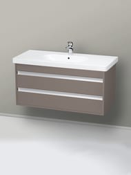 Тумба под умывальник Duravit Ketho 1000х480х455 подвесная, 2 ящика, базальт мат. KT664804343 — изображение 2