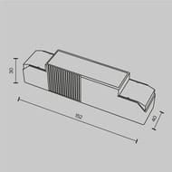 �������� ������� Maytoni Lighting control PSL-TR40-550-700mA Triac 22-28W IP20, �����