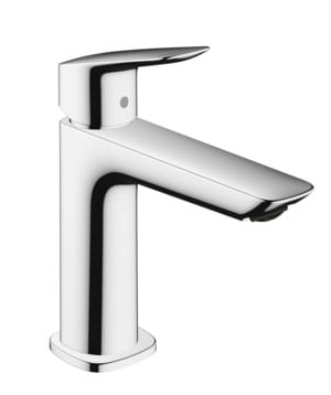 Смеситель Hansgrohe Logis 71251000 для умывальника, 110 Fine, сливной гарнитур, хром
