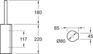 ����� � ���������� Jacob Delafon SINGULIER ���� 15222D-CP