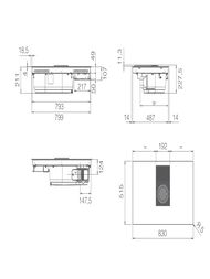 �������� ����������� ELICA Nikolatesla Libra EVO WH/A/83 ��������, 830�515 ��, �������, ����, ����� PRF0196339