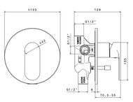 ��������� ������������ Kerama Marazzi Piano/����� ��� ����, � ��������������, ���� ������ 69370KM.21.018