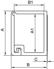 Кабель-канал DKC TMC 22x10 (2 метра) 317