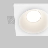 Встраиваемый светильник Maytoni Gyps Modern (Гипс Модерн) DL129-GU10-02-W, 10Вт, IP20, белый