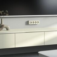 Розетка четверная с заземлением и шторками Werkel Gallant (слоновая кость) W5072204