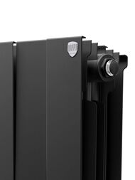 Радиатор биметалл, 20 секций ROYAL THERMO PianoForte 200 Noir Sable VR80 нижнее правое подключение RTPBVR803020020