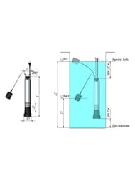 ����� ��������� ���������� UNIPUMP ECO FLOAT 1 � ����������� ����, D99��, ������ 20�, 340 ��