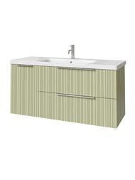 Тумба под раковину Caprigo RAIN 120 (1166х446х550) подвесная, 2 ящ, 1 дверь, Фисташка 36517L-SF024