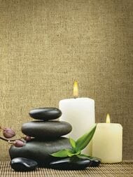 Обои виниловые на флизелине Decori-Decori Zen (1,06х10,05) желтые, моноколор 72920 (рул)
