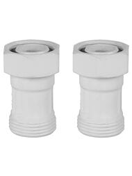 Узел нижнего подключения прямой раздельный ROYAL THERMO 3/4х3/4ЕК белый RANPP13434WH