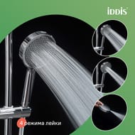 Душевой гарнитур Iddis, глянцевый хром, Aiger, AIG4C70i16
