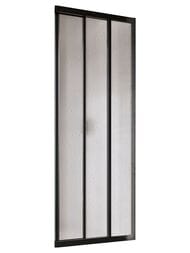 Стенка душевого уголка RAVAK SUPERNOVA ASRV3-90 (870-890х1980) раздв.дверь, полистирол, черный+Pearl