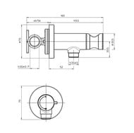 ������������� ��� Bossini Paloma Brass E37007B.073 � ������������� ����������, ����: ������ �������