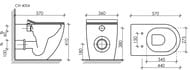 ������ ���������� Ceramicanova Metropol 570�360�410 ������������, ������� ���������, ����� CN4004