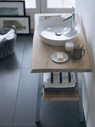 Раковина DURAVIT CAPE COD 480х480 антигрязевое покр., отв. под смес., б/перелива  23284800001