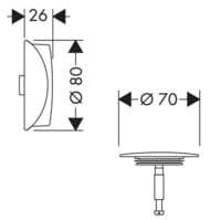 Hansgrohe Flexaplus ������� ����� ������ ��� ����� � ��������, ����� ������� 58185700