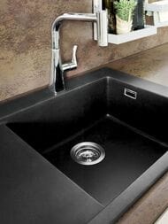 Мойка из гранита Hansgrohe S51 43314170 (1050х500) врезная, отвер.под смес., черный графит — изображение 2